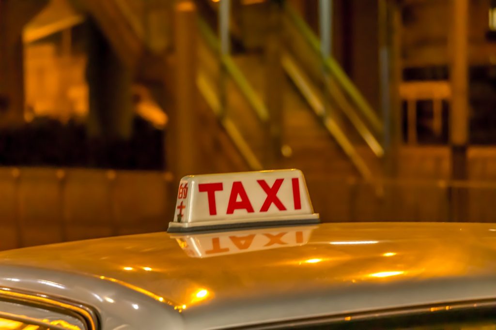 taxi on indication