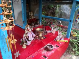Hindu Temple Burma Line inside God arrangement