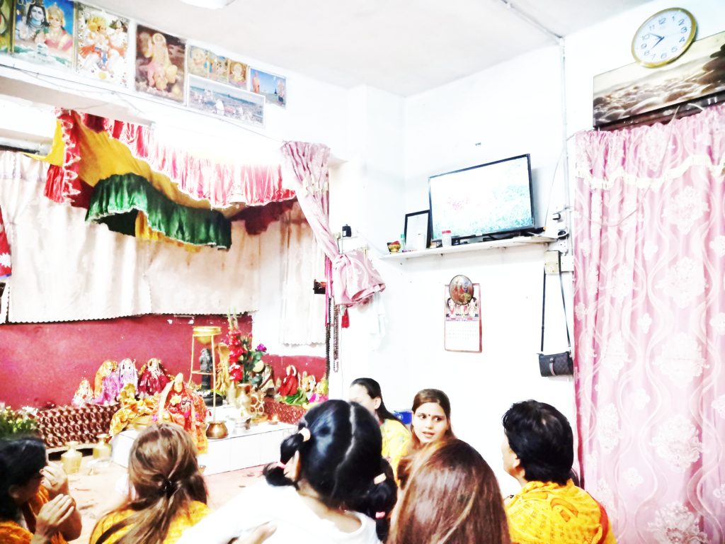 Hong Kong Nepali Hindu temple visit during Krishnashtami.