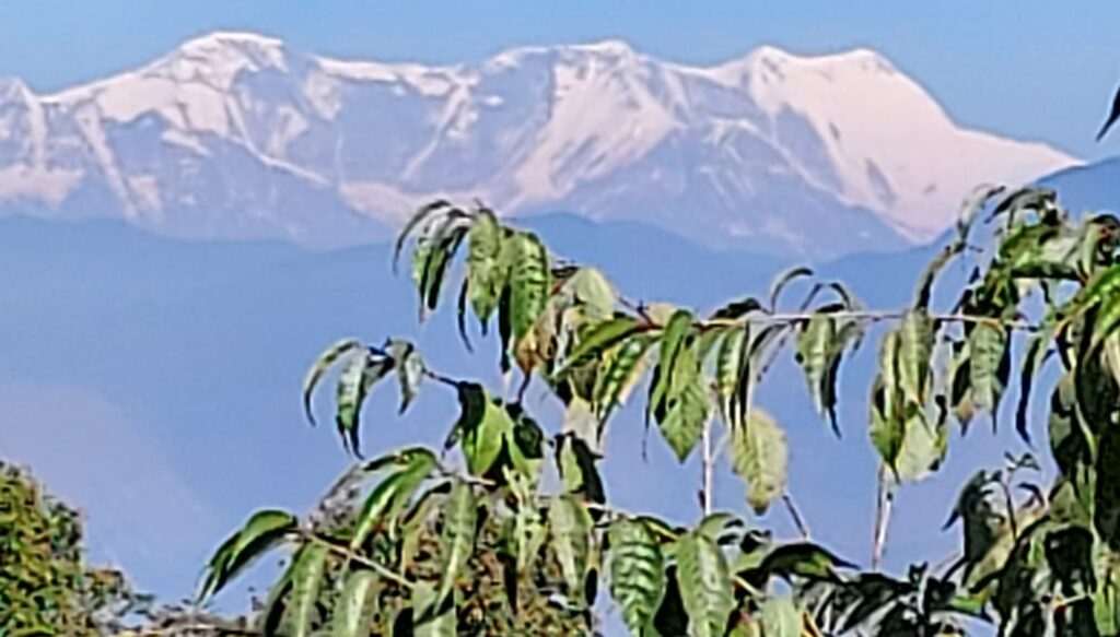 Himalayan view from Bhairabsthan Temple