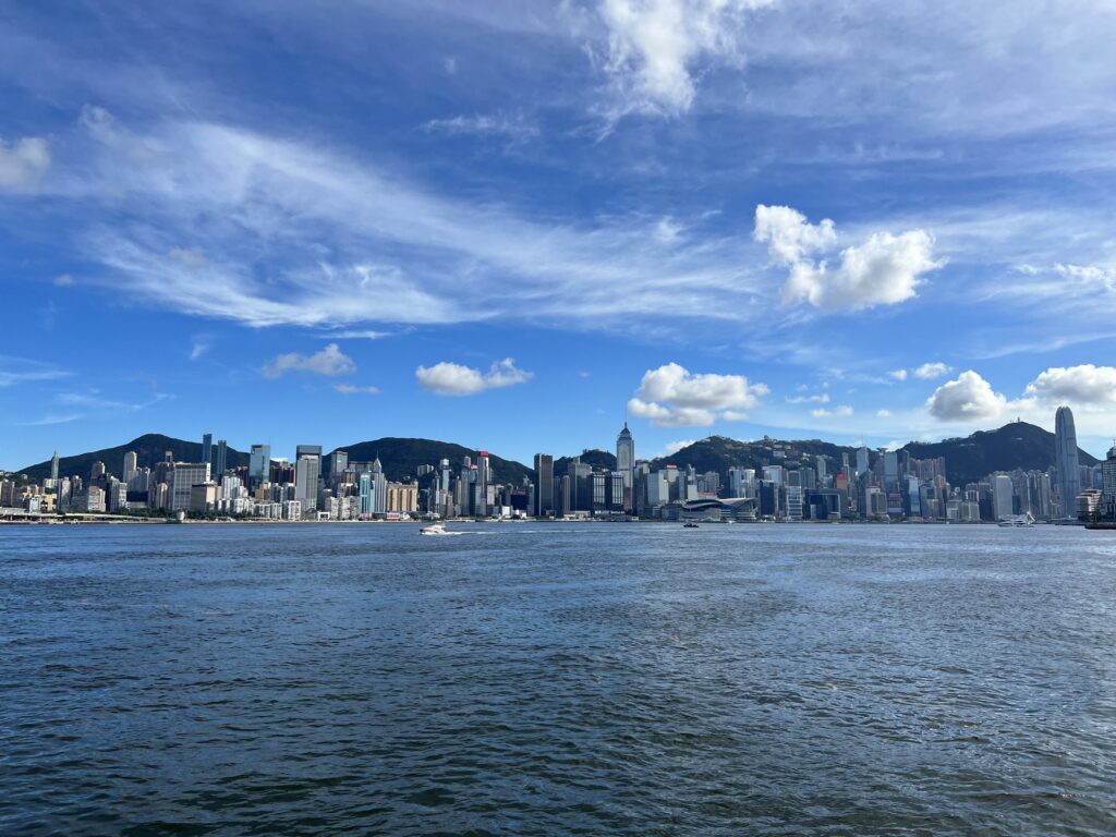 Hong Kong at a night