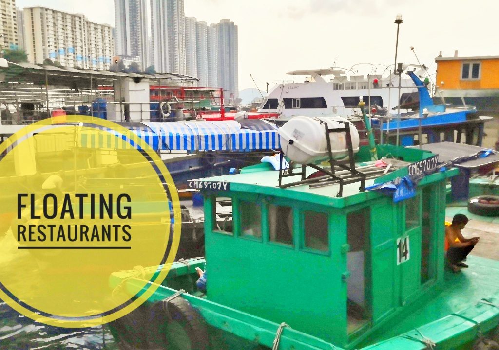 Floating restaurants in Aberdeen Promenade